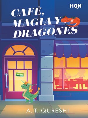 cover image of Café, magia y dragones